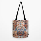 Tabriz Azerbaijan Northwest Persian Rug Print Tote Bag Gallery Image 2