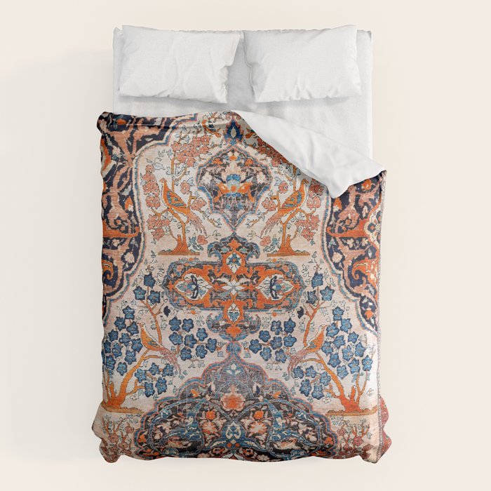 Tabriz Azerbaijan Northwest Persian Rug Print Duvet Cover Gallery Image 6