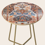 Tabriz Azerbaijan Northwest Persian Rug Print Side Table Gallery Image 2