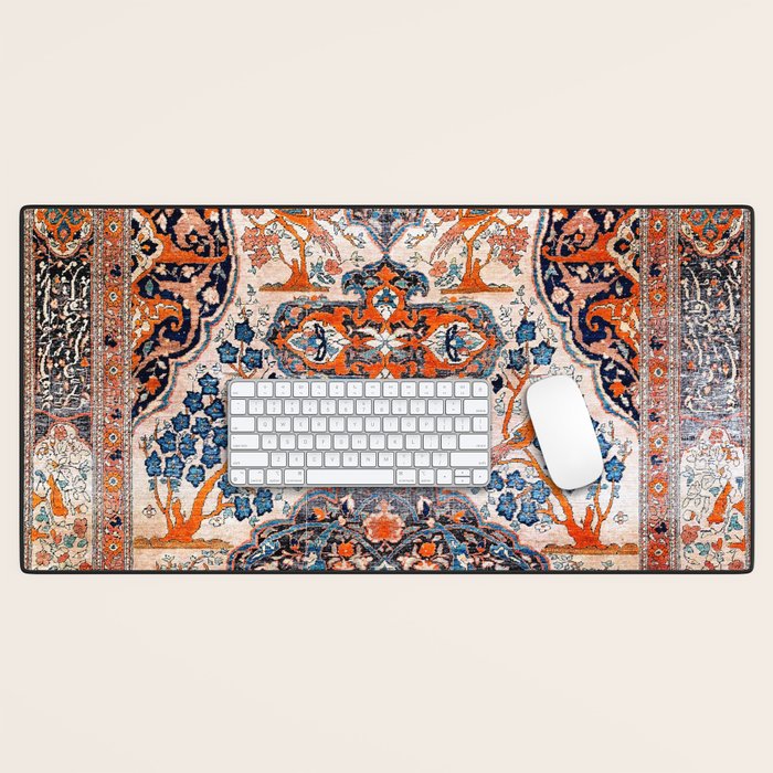 Tabriz Azerbaijan Northwest Persian Rug Print Desk Mat Gallery Image 1