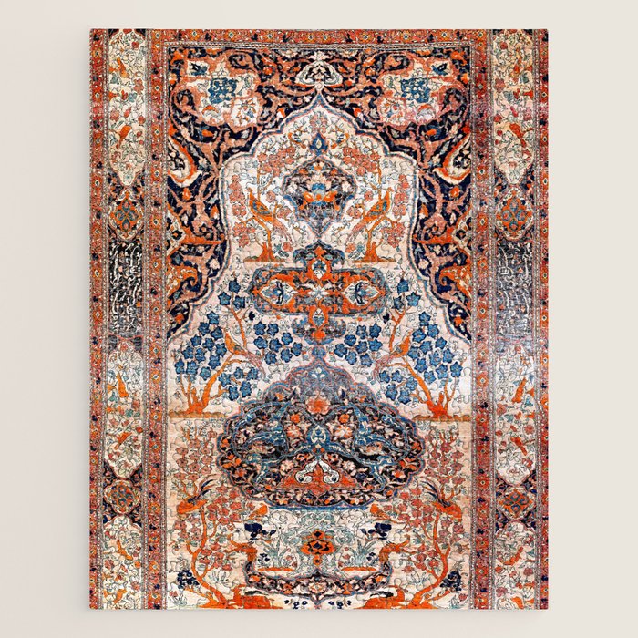 Tabriz Azerbaijan Northwest Persian Rug Print Jigsaw Puzzle Gallery Image 1