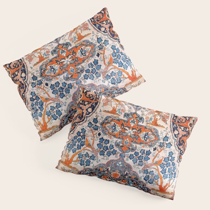 Tabriz Azerbaijan Northwest Persian Rug Print Pillow Sham Gallery Image 1