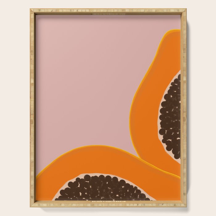 Papaya Serving Tray Gallery Image 1