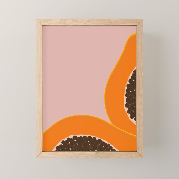 Papaya Mini Art Print Gallery Image 1