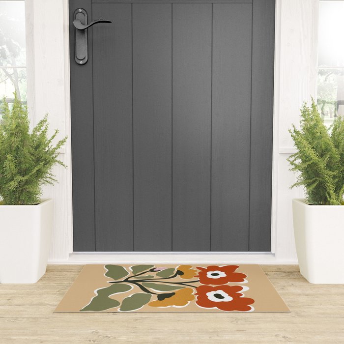 big blooming matisse flower  Welcome Mat Gallery Image 3