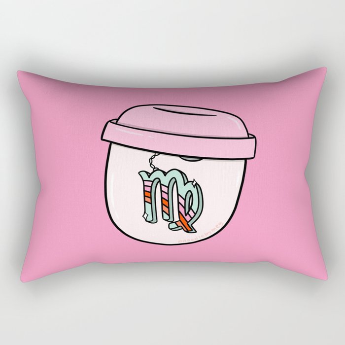 Virgo Keychain Rectangular Pillow Gallery Image 2