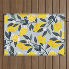 Lemons pattern Outdoor Rug Gallery Image 1