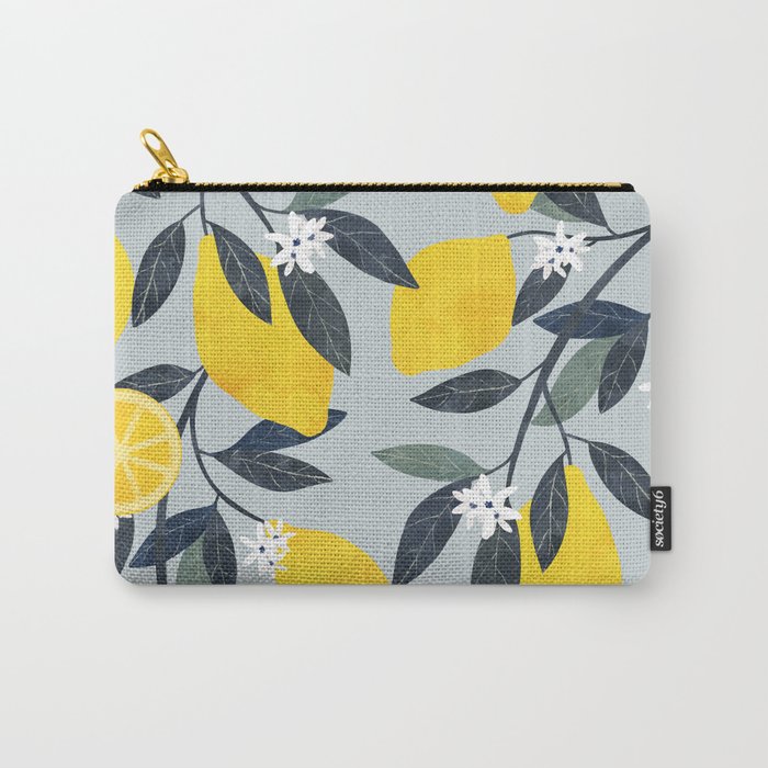Lemons pattern Carry All Pouch Gallery Image 1