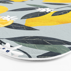 Lemons pattern Bath Mat Gallery Image 3