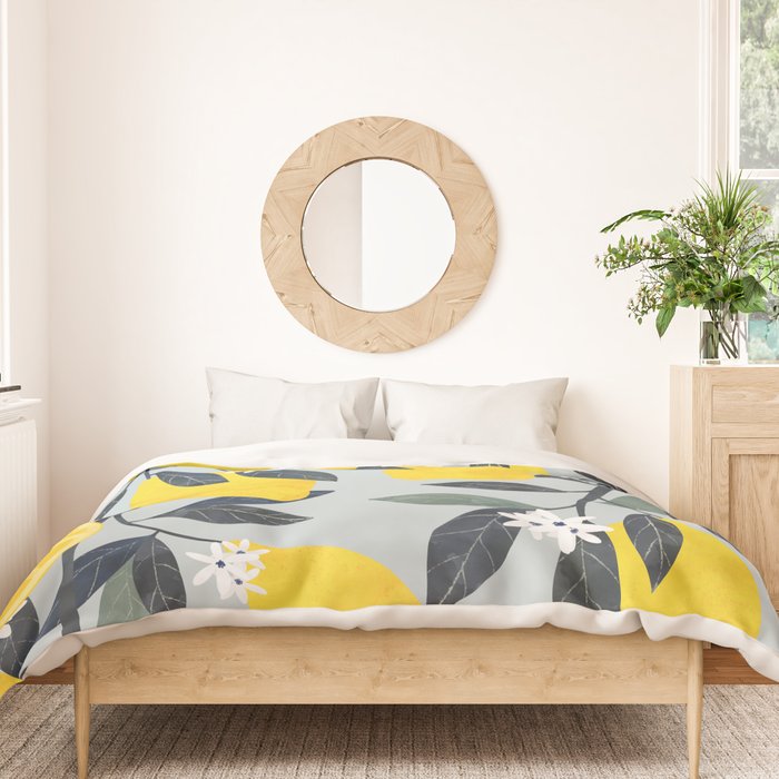 Lemons pattern Duvet Cover Gallery Image 3