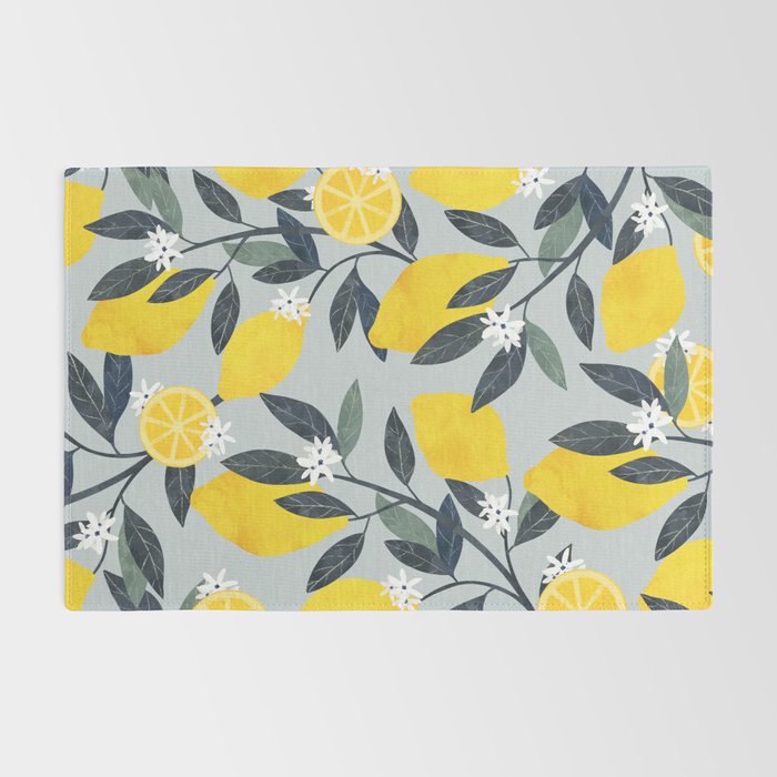 Lemons pattern Rug Gallery Image 2