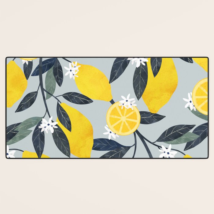 Lemons pattern Desk Mat Gallery Image 3