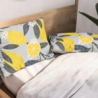 Lemons pattern Pillow Sham Gallery Image 2