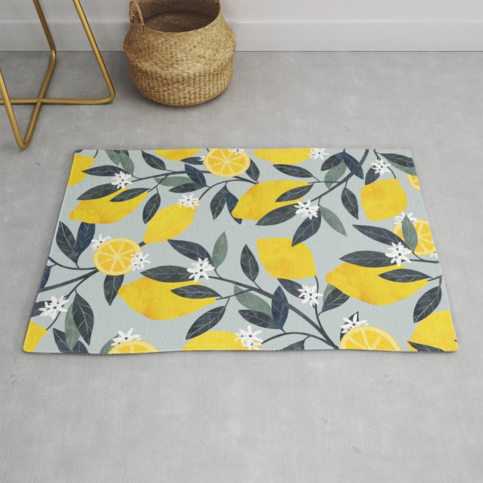 Lemons pattern Rug Gallery Image 1