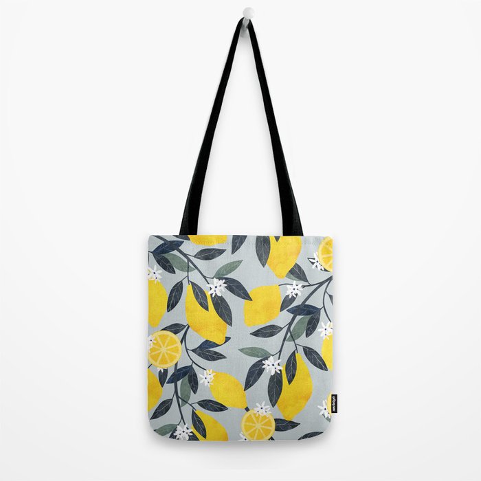 Lemons pattern Tote Bag Gallery Image 2