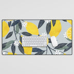 Lemons pattern Desk Mat Gallery Image 1