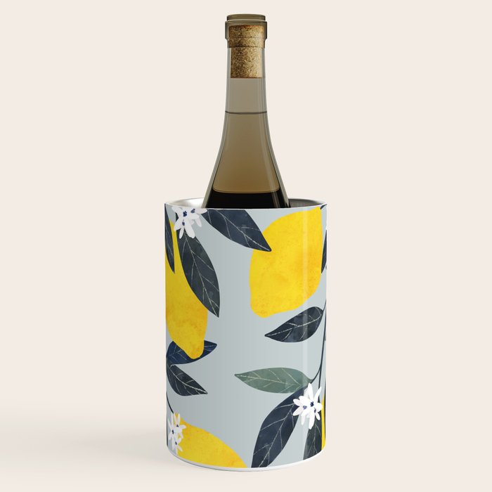 Lemons pattern Wine Chiller Gallery Image 1