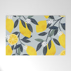 Lemons pattern Welcome Mat Gallery Image 1