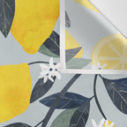 Lemons pattern Wall Tapestry Gallery Image 3