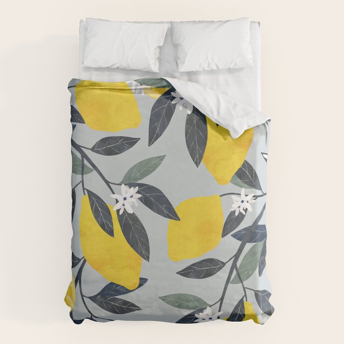 Lemons pattern Duvet Cover Gallery Image 6
