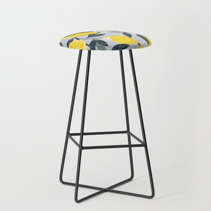 Lemons pattern Stool Gallery Image 1