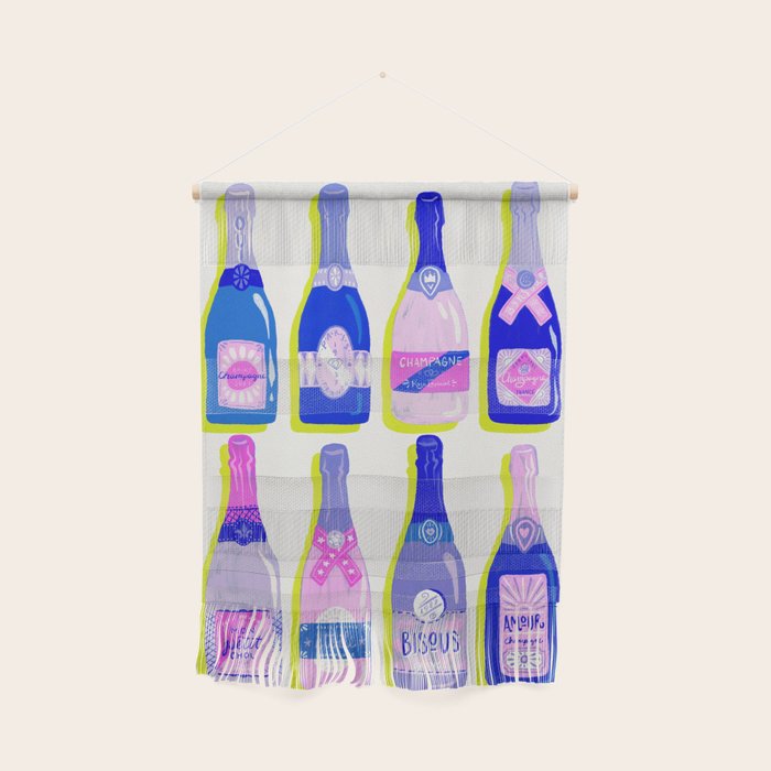 French Champagne Collection - Indigo Wall Hanging Gallery Image 1