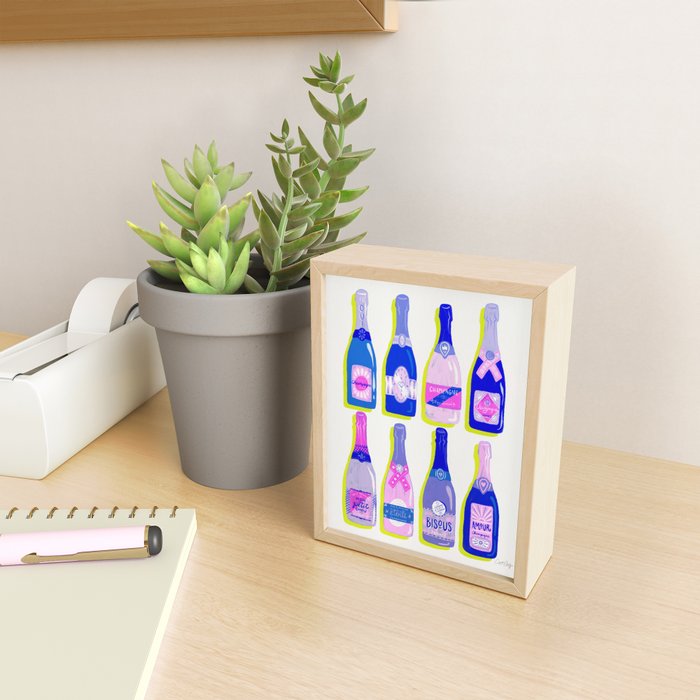 French Champagne Collection - Indigo Mini Art Print Gallery Image 2
