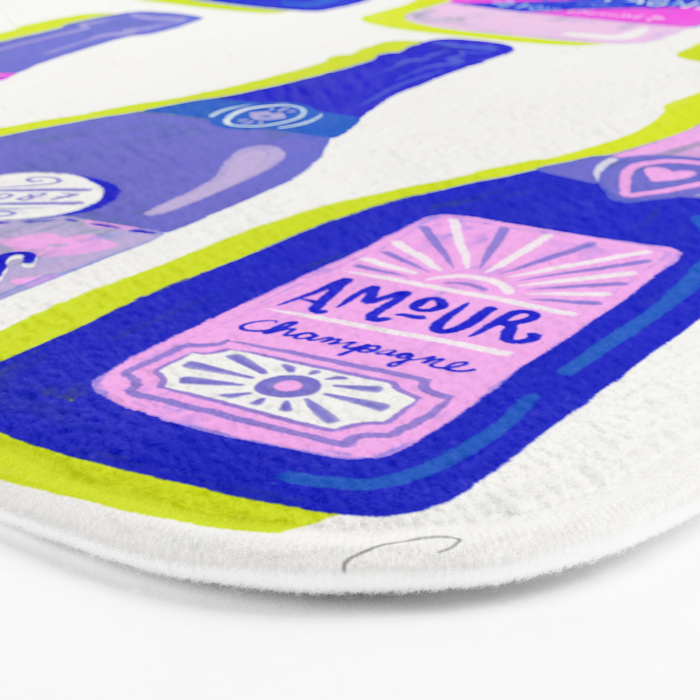 French Champagne Collection - Indigo Bath Mat Gallery Image 3