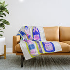 French Champagne Collection - Indigo Throw Blanket Gallery Image 1
