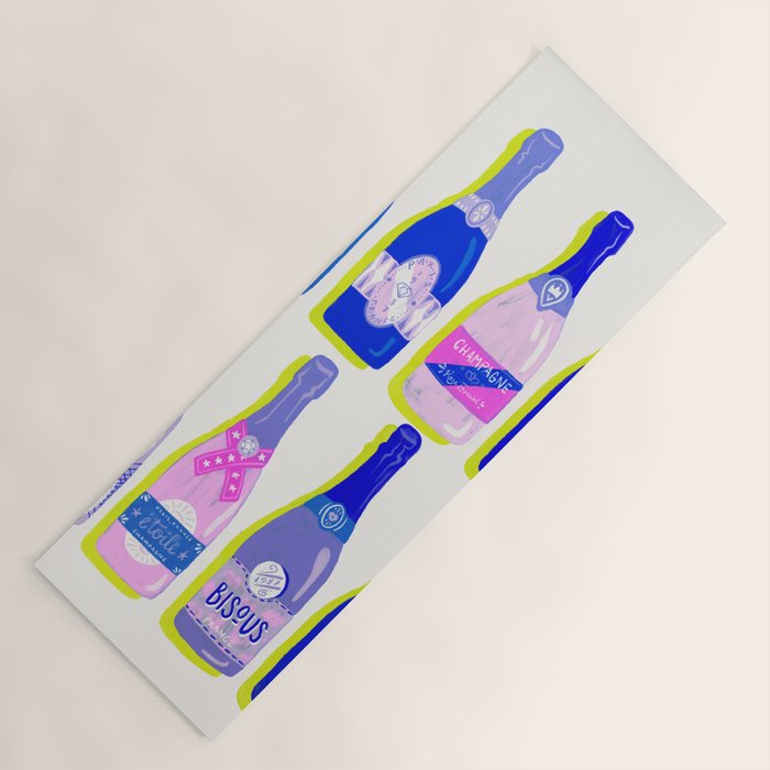 French Champagne Collection - Indigo Yoga Mat Gallery Image 1