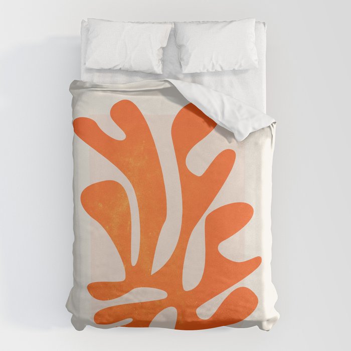 Flamingo: Matisse Color Series IV | Mid-Century Edition Duvet Cover Gallery Image 1