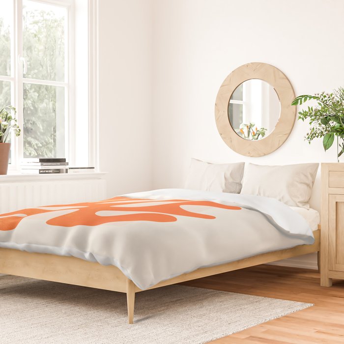 Flamingo: Matisse Color Series IV | Mid-Century Edition Duvet Cover Gallery Image 2