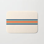 Retro 70s Vintage Summer Style Stripes - Conima Bath Mat Gallery Image 1