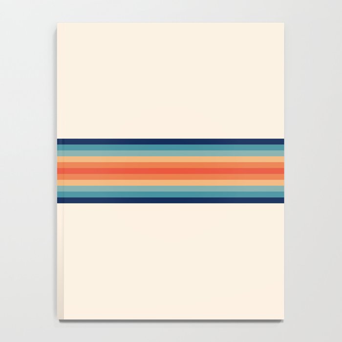Retro 70s Vintage Summer Style Stripes - Conima Notebook Gallery Image 4