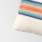 Retro 70s Vintage Summer Style Stripes - Conima Pillow Sham Gallery Image 4