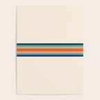 Retro 70s Vintage Summer Style Stripes - Conima Poster Gallery Image 4