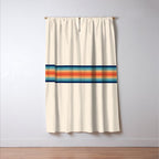 Retro 70s Vintage Summer Style Stripes - Conima Window Curtain Gallery Image 3