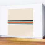 Retro 70s Vintage Summer Style Stripes - Conima Wall Mural Gallery Image 2