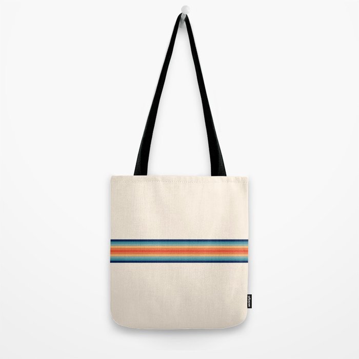 Retro 70s Vintage Summer Style Stripes - Conima Tote Bag Gallery Image 2