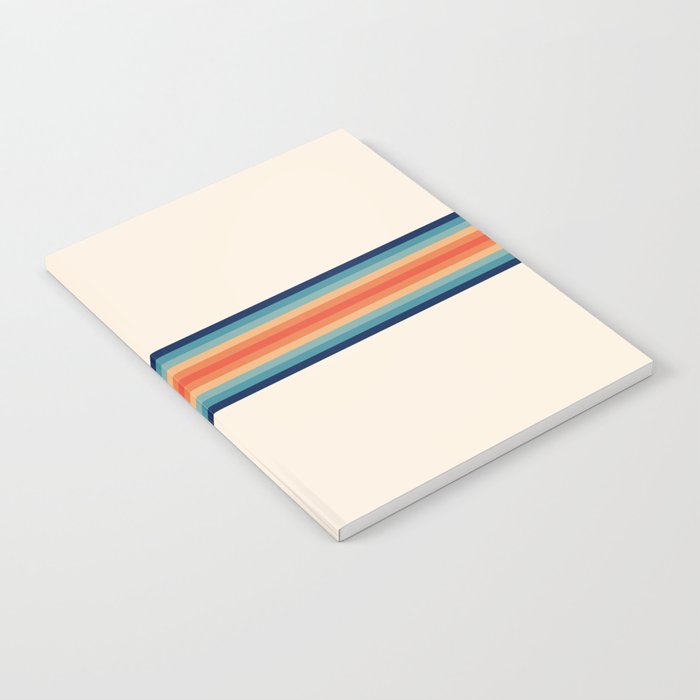 Retro 70s Vintage Summer Style Stripes - Conima Notebook Gallery Image 2