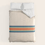 Retro 70s Vintage Summer Style Stripes - Conima Comforter Gallery Image 6