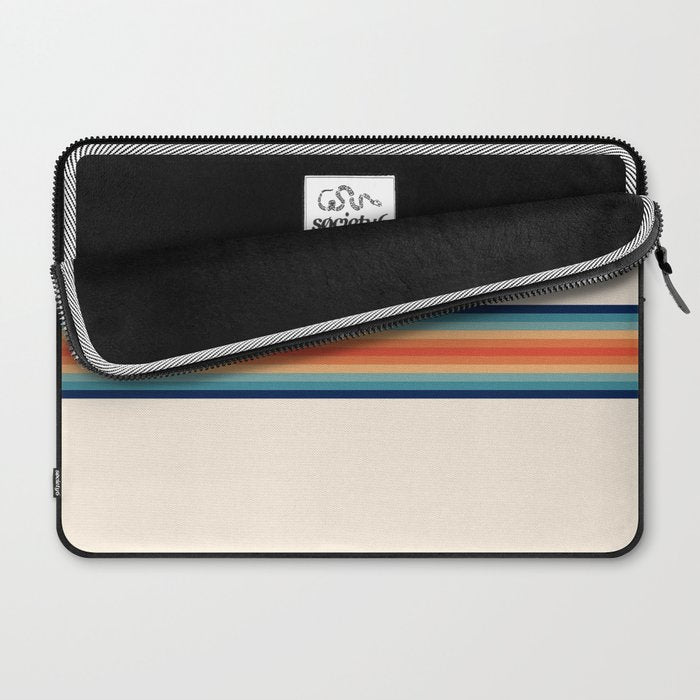 Retro 70s Vintage Summer Style Stripes - Conima Laptop Sleeve Gallery Image 2