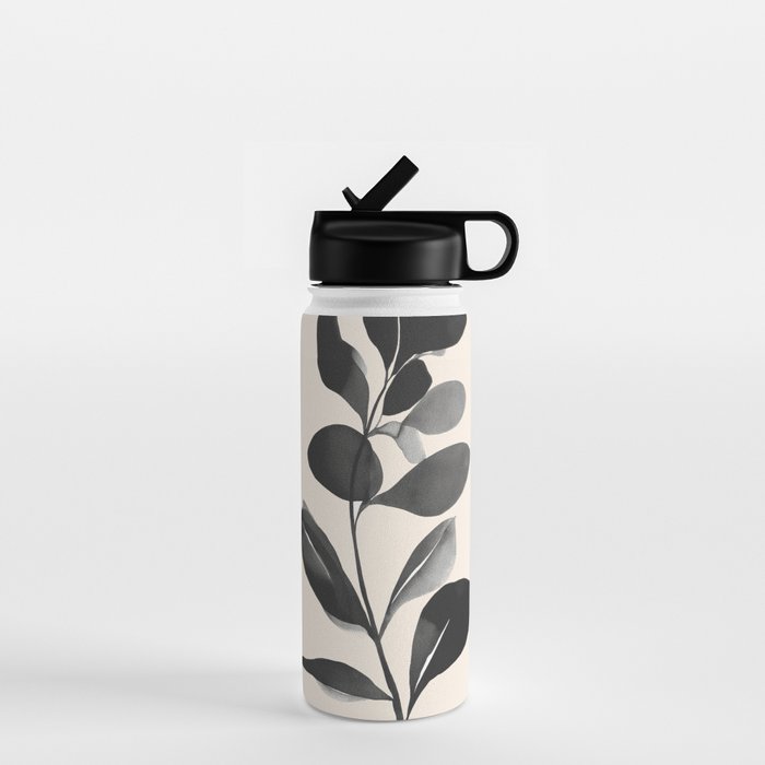 Botanical Silhouette II Water Bottle Gallery Image 1