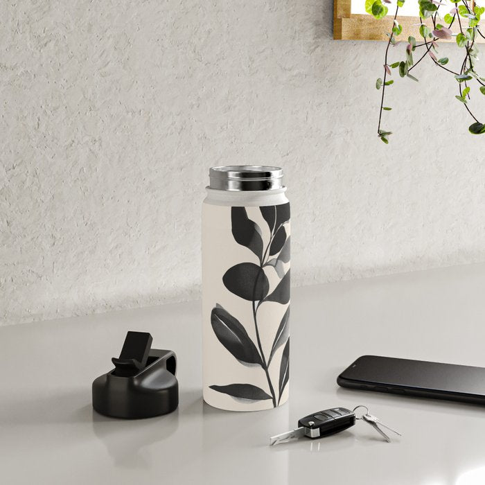 Botanical Silhouette II Water Bottle Gallery Image 4