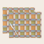 Autumn Breeze Checks Placemat Gallery Image 1