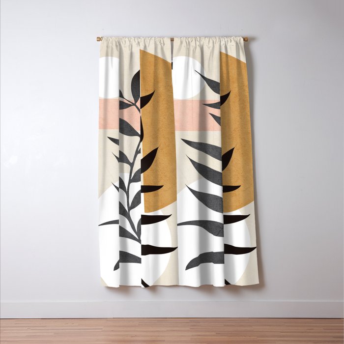 Minimal Abstract Shapes 15 Window Curtain Gallery Image 3
