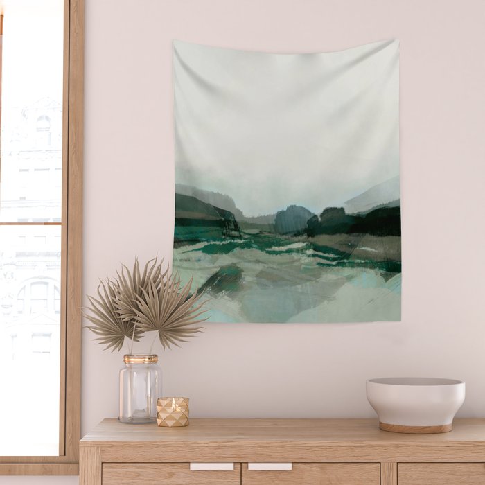 Highland Landscape Wall Tapestry Gallery Image 2