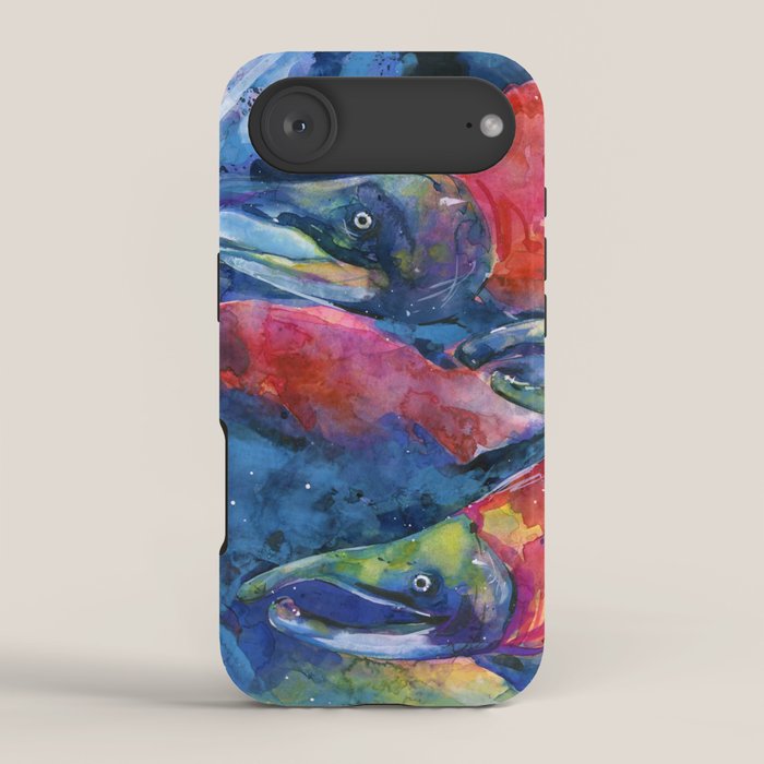 Sockeye Salmon by Kathy Morton Stanion iPhone Case Gallery Image 2