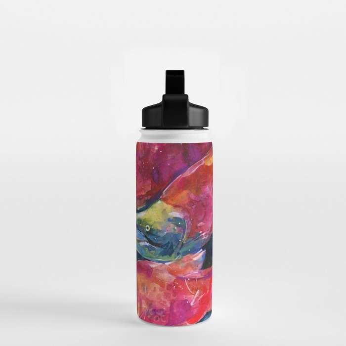 Sockeye Salmon by Kathy Morton Stanion Water Bottle Gallery Image 2