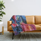 Sockeye Salmon by Kathy Morton Stanion Throw Blanket Gallery Image 1